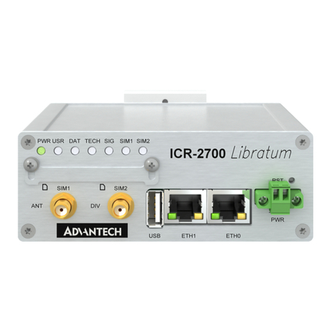 Advantech ICR-2734 user manual