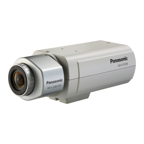 Panasonic WV-CP290 series User manual