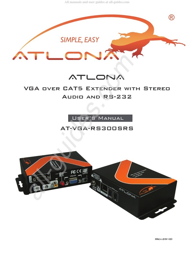 Atlona AT-VGA-RS300SRS user manual