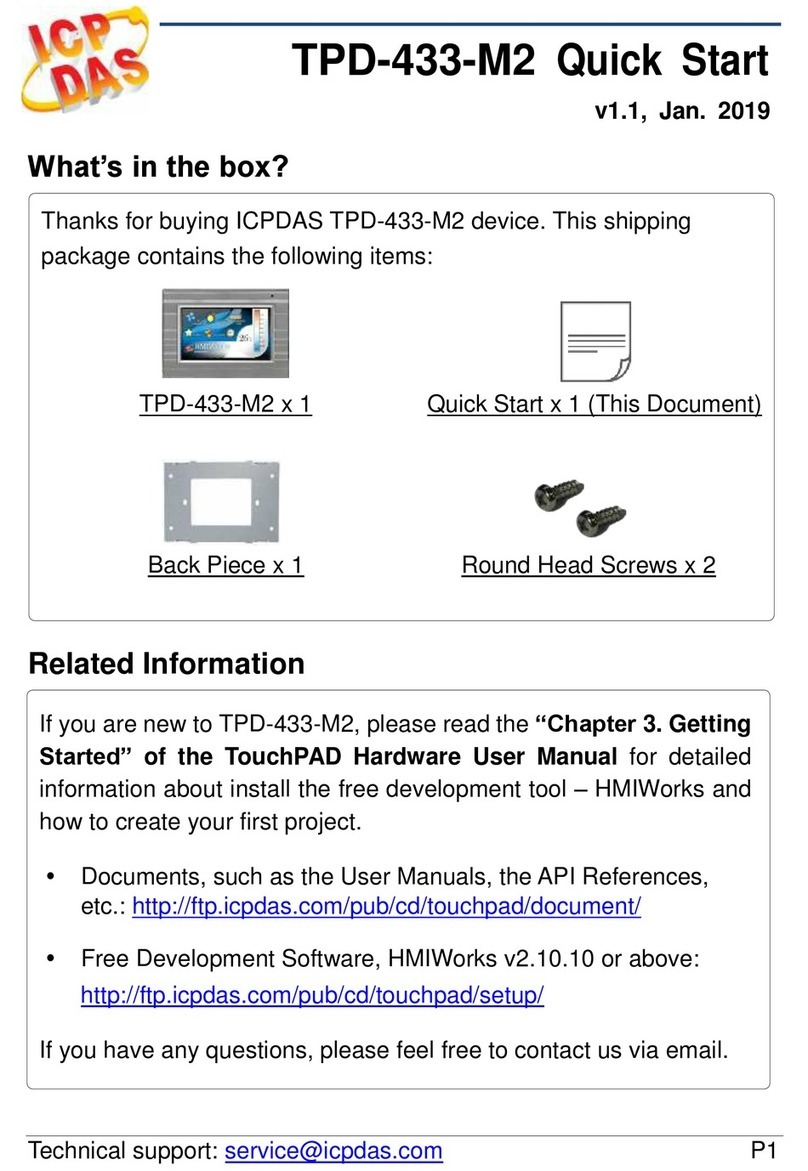 ICP DAS USA TPD-433-M2 User manual