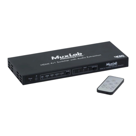 MuxLab 500437 User manual MuxLab 500437 User manual