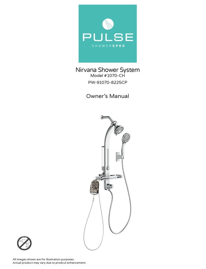 Pulse Shower Spas Nirvana 1070-CH User manual