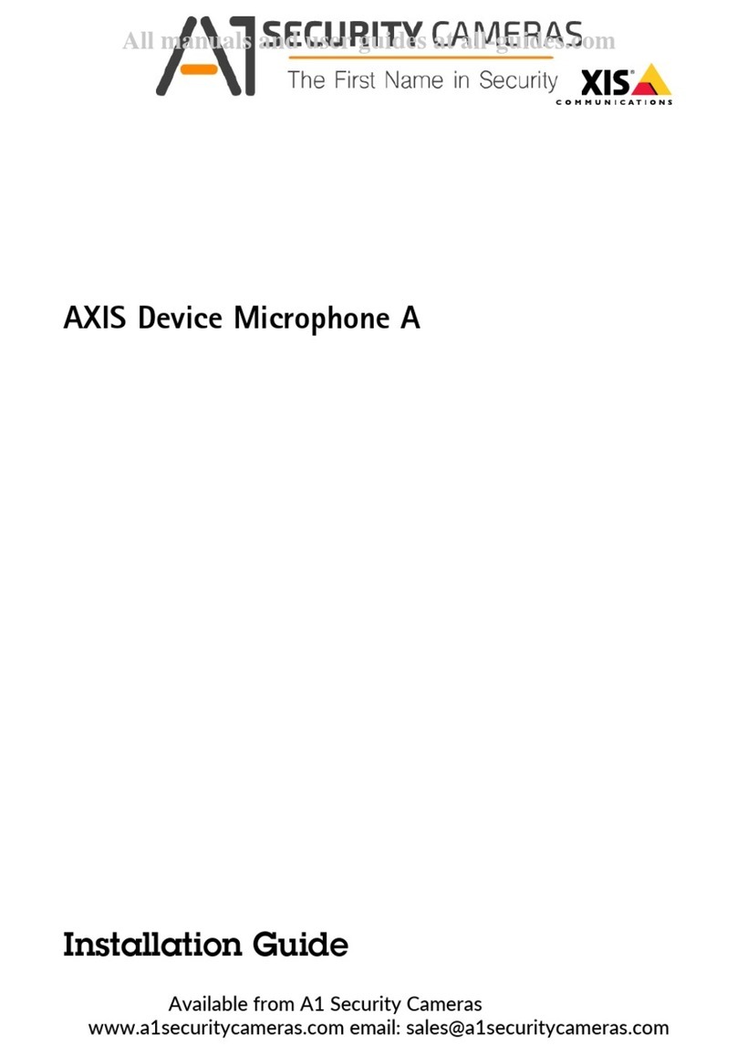 Axis Device Microphone A User manual