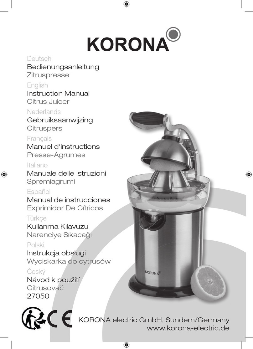 Korona 27050 instruction manual