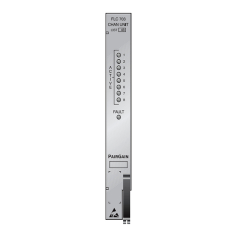 PairGain FLC-703 manual