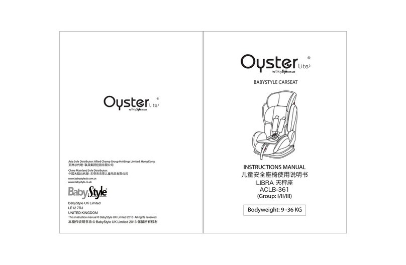 Baby Style Oyster Lite2 LIBRA instruction manual