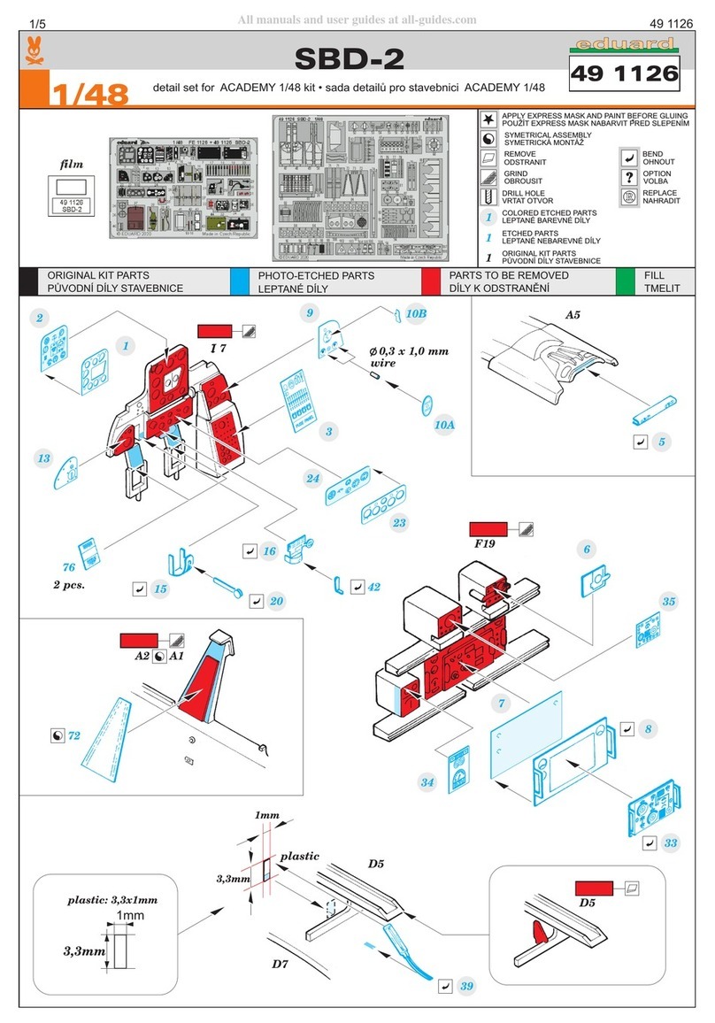 Eduard SBD-2 User manual