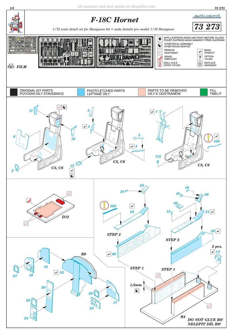 Eduard F-18C Hornet Assembly instructions