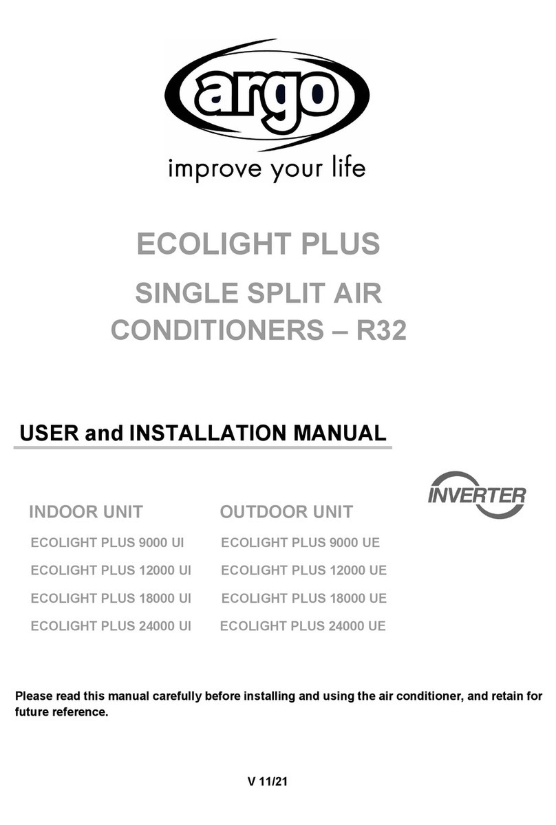 Argo ECOLIGHT PLUS 9000 UI Operating manual