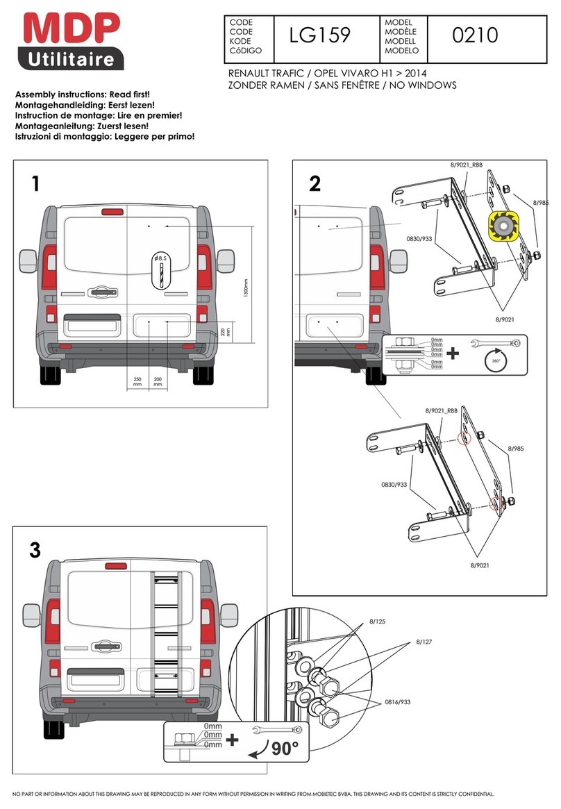 mdp LG159 Assembly instructions