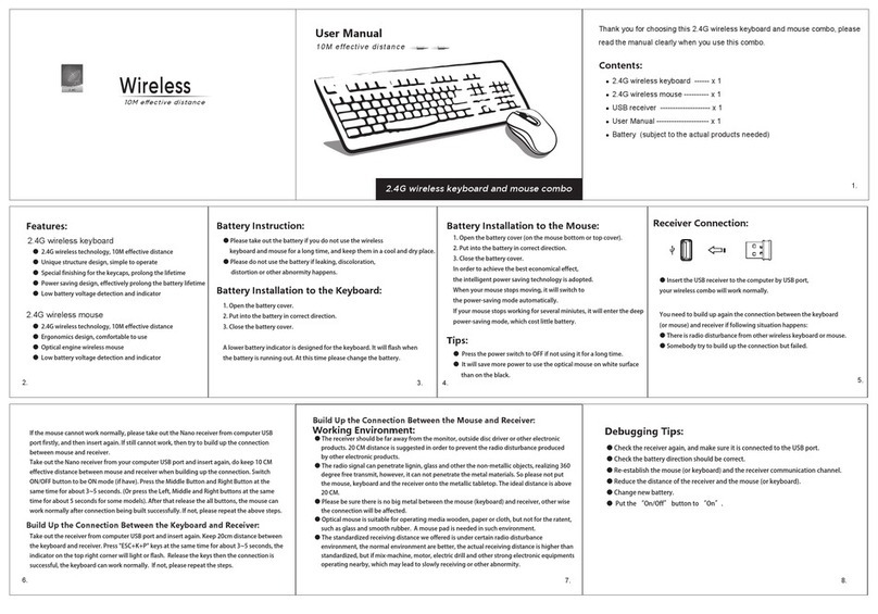 DeLUX K6700G user manual