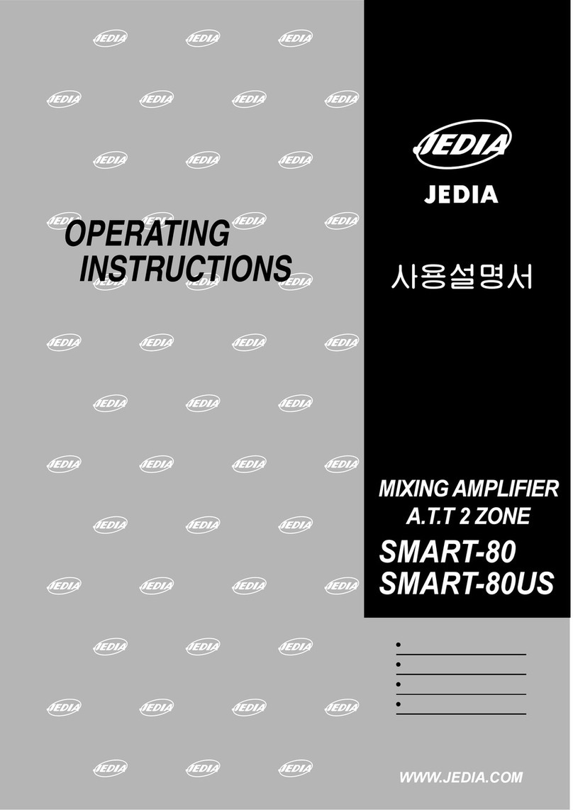 Jedia SMART-80 operating instructions