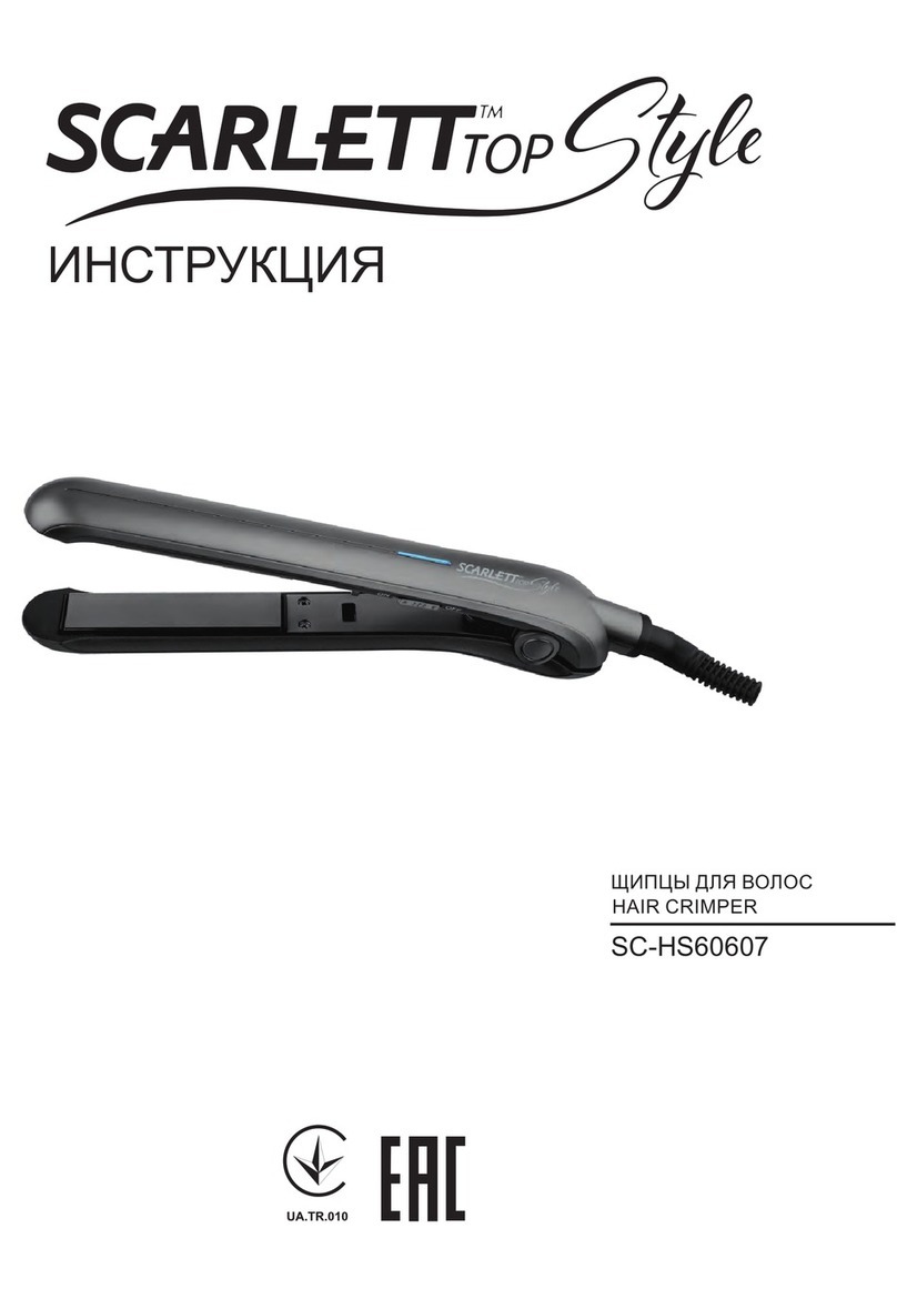 Scarlett TOP Style SC-HS60607 instruction manual