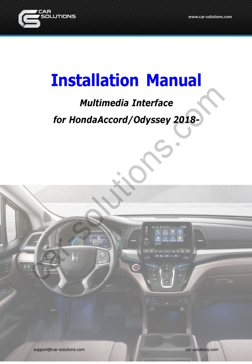 Car Solutions QCPASS1581 installation manual