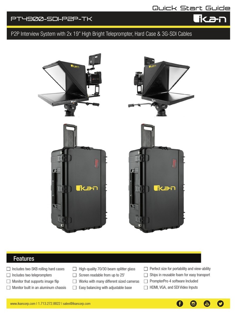 Ikan PT4900-SDI-P2P-TK quick start guide