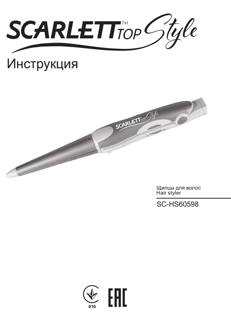 Scarlett TOP Style SC-HS60598 User manual