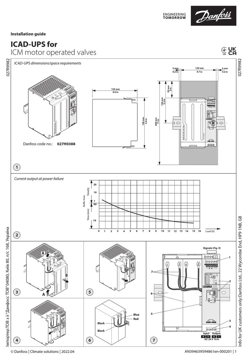 Danfoss ICAD-UPS User manual