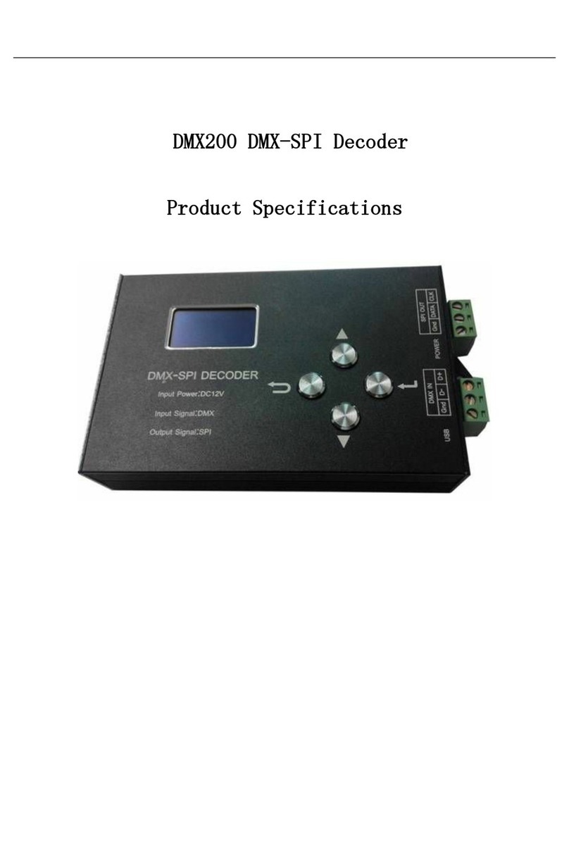 SuperLightingLED DMX200 Product specifications