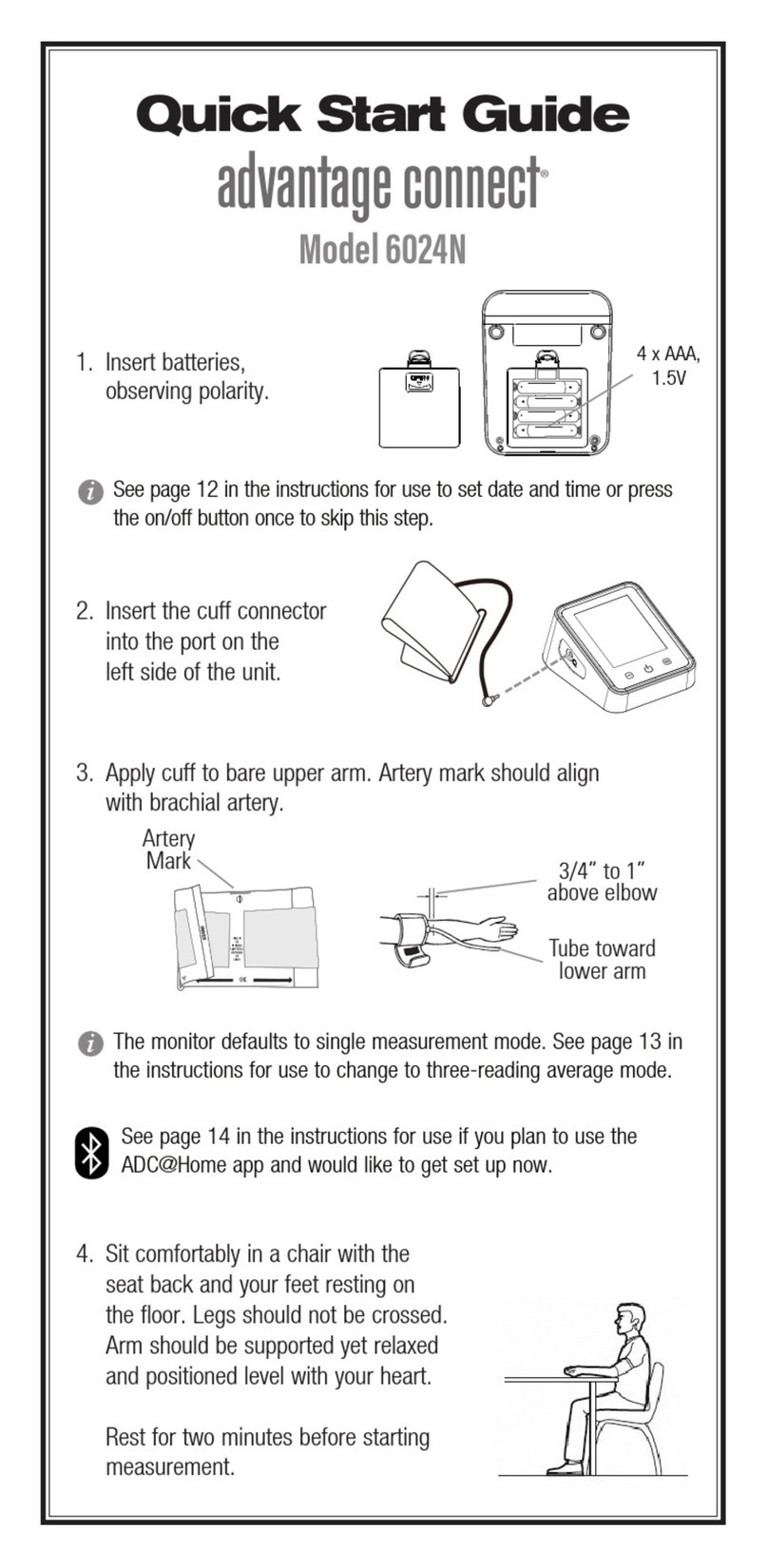 ADC advantage connect 6024N quick start guide