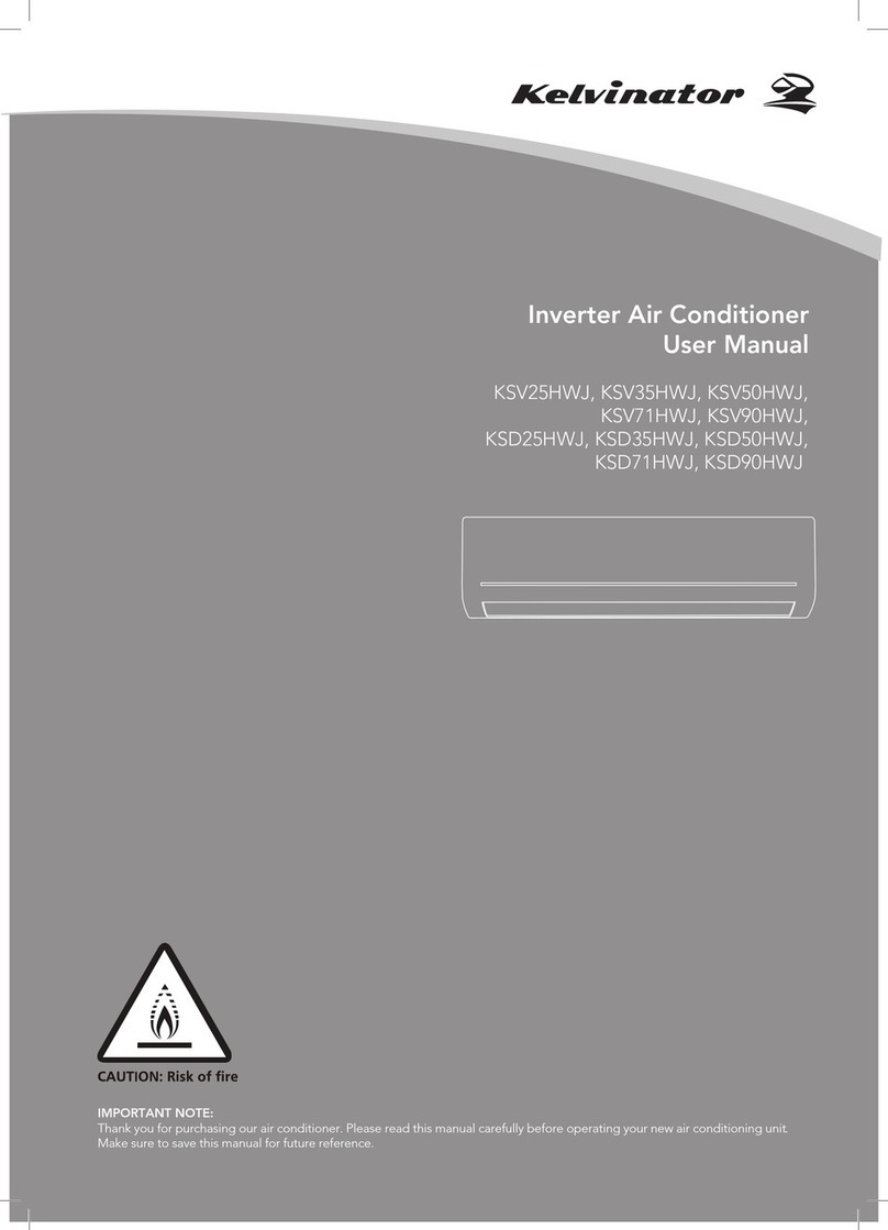 Kelvinator KSV25HWJ User manual