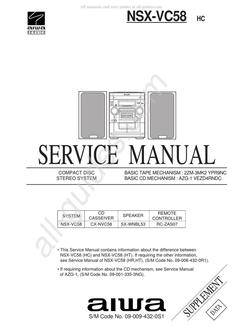 Aiwa nsx-vc58 hc User manual