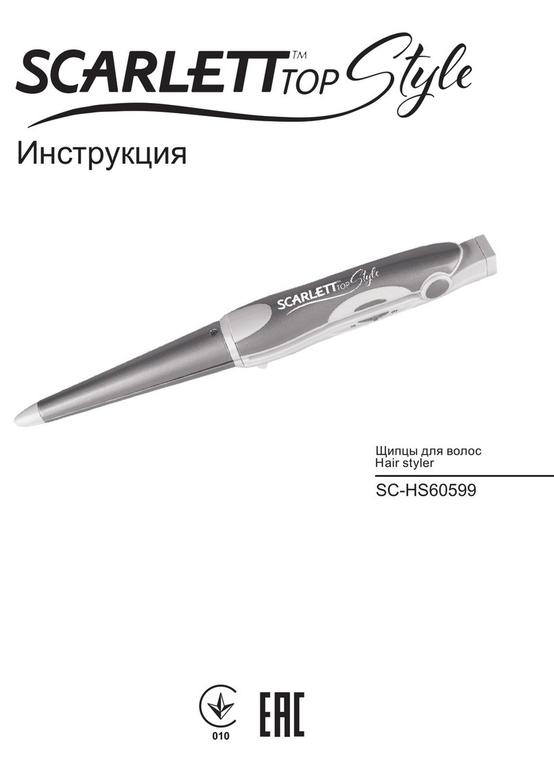 Scarlett TOP Style SC-HS60599 User manual