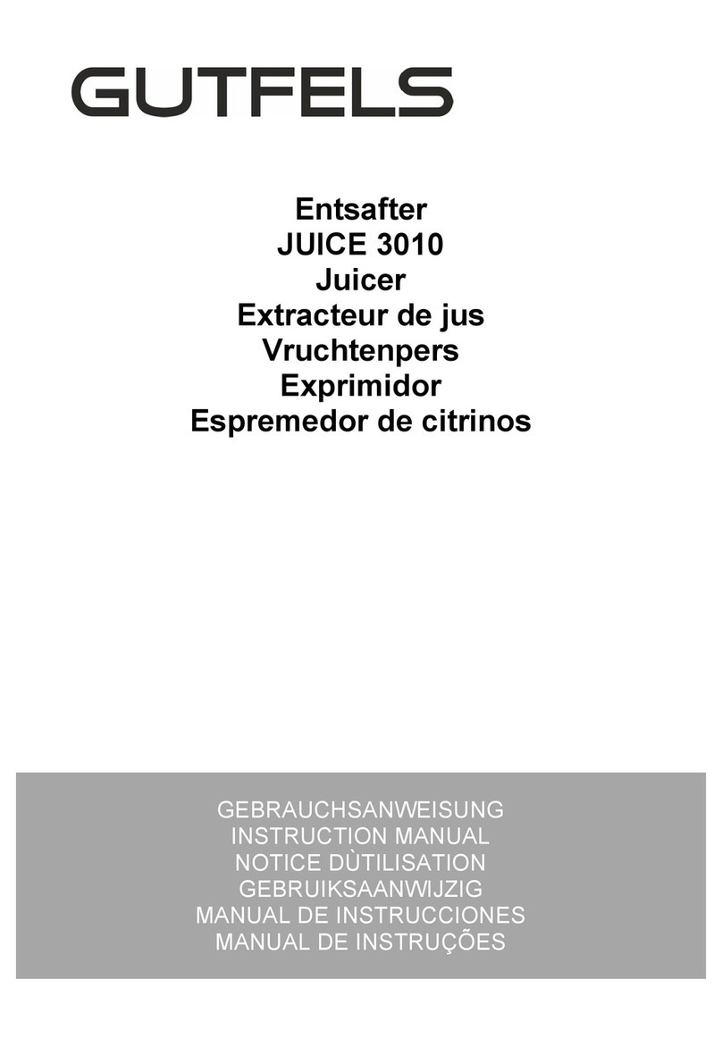 GUTFELS JUICE 3010 User manual