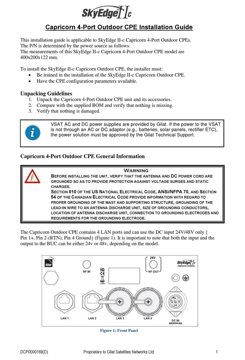 Gilat SkyEdge II-c Capricorn User manual