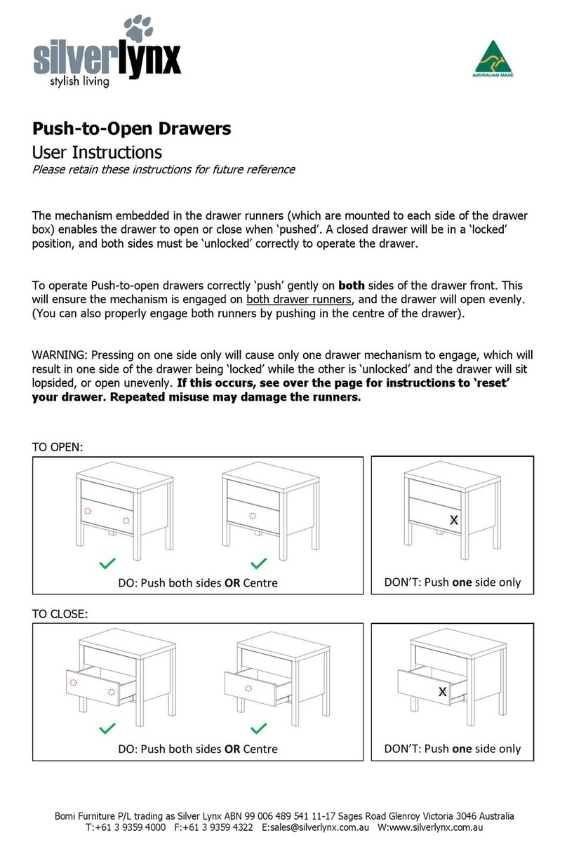 silverlynx Push-to-Open User instructions