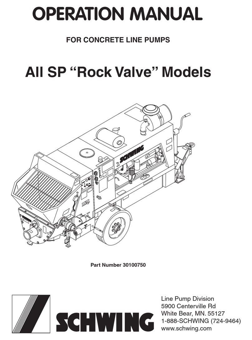 Schwing Rock Valve Operation manual