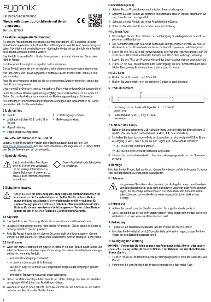 Sygonix 2373341 operating instructions