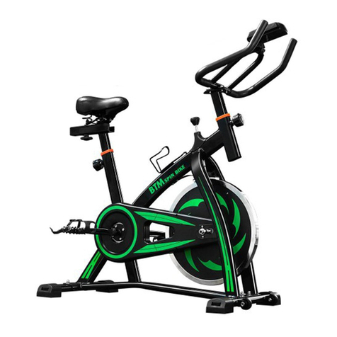 BTM SPIN BIKE Instruction and user's manual