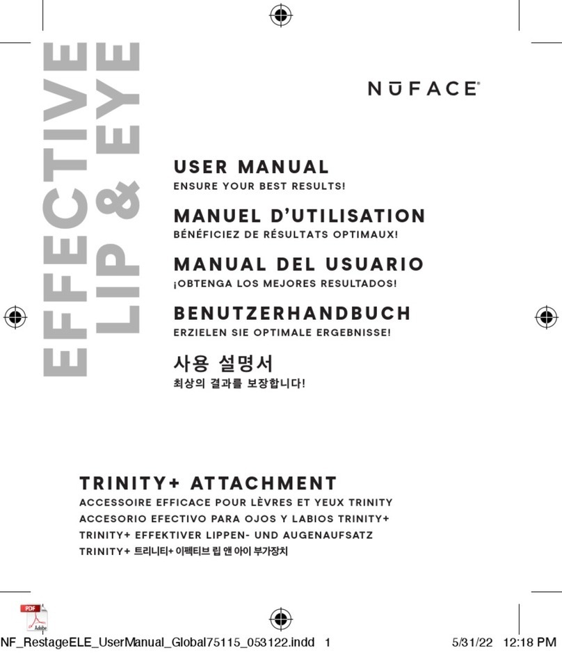 Nuface Trinity Effective Lip and Eye User manual