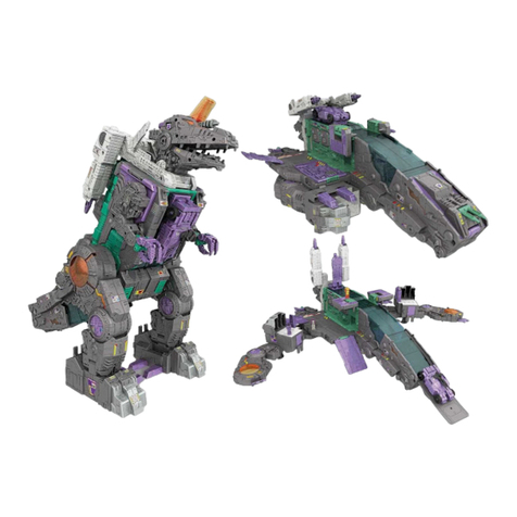 Hasbro Transformers Titans Return Titan Master Decepticon Necro & Full-Tilt &... Assembly instructions