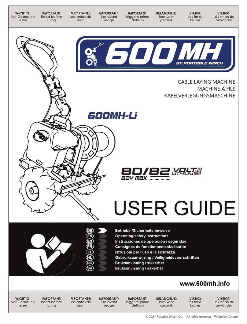Portable Winch 600MH user guide