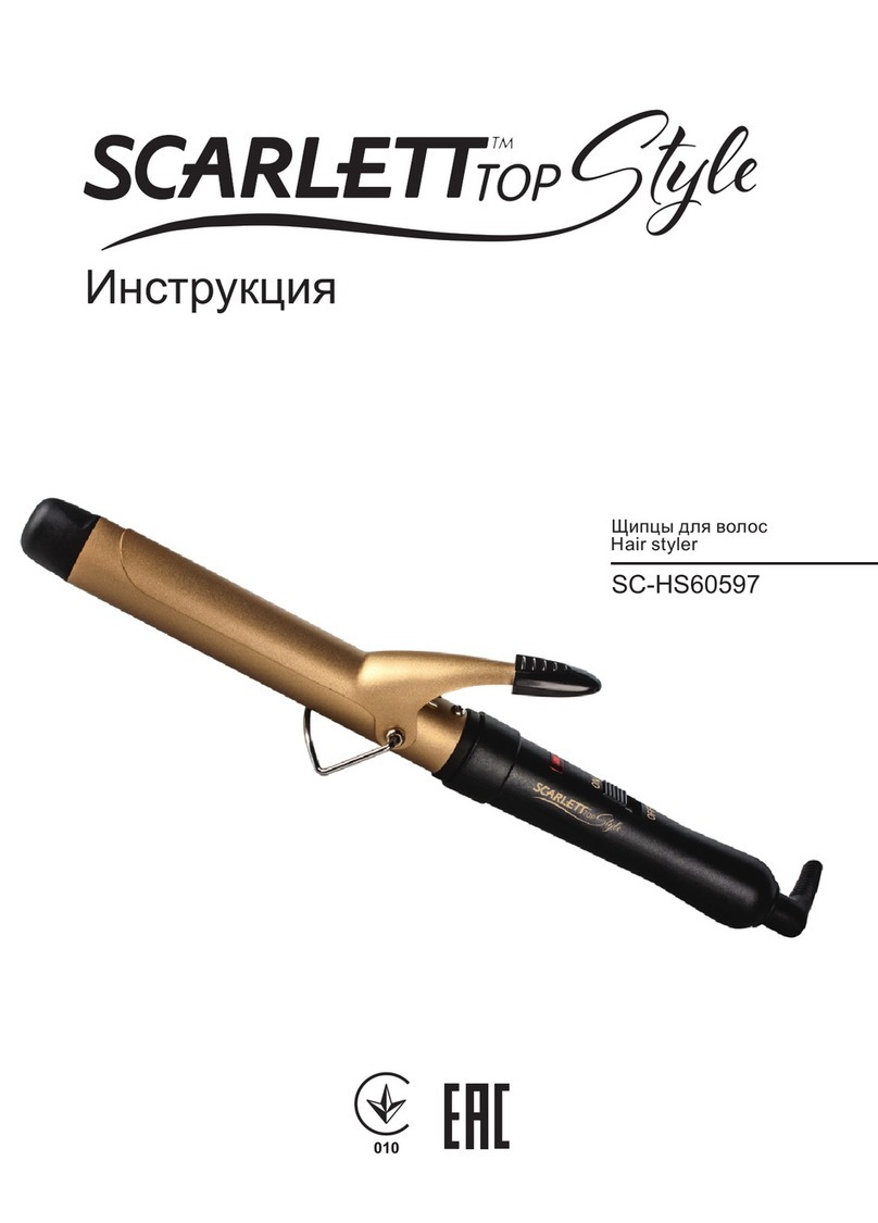 Scarlett TOP Style SC-HS60597 User manual