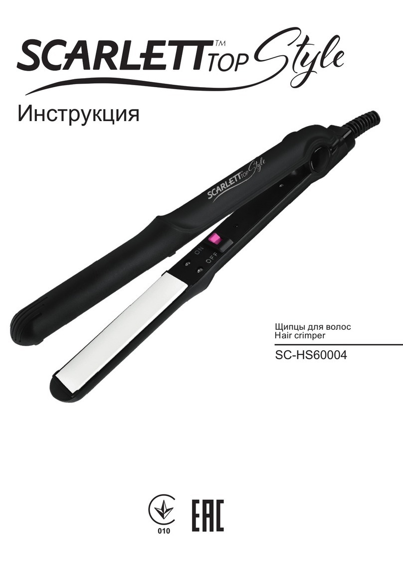 Scarlett TOP Style SC-HS60004 User manual