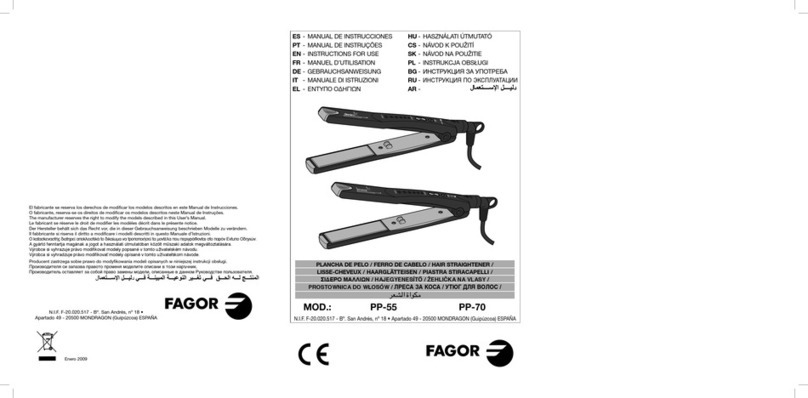 Fagor PP-55 User manual