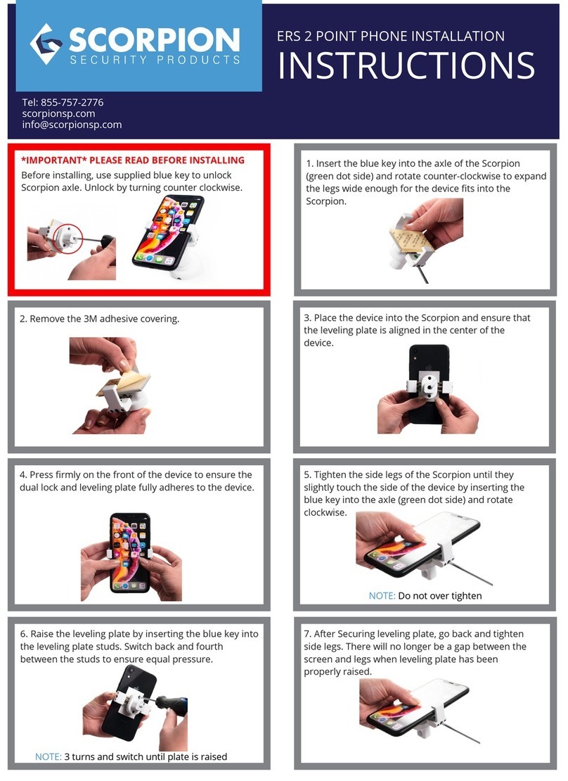SCORPION ERS 2 installation instructions
