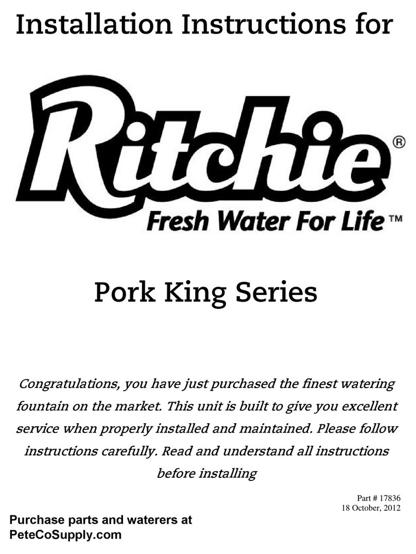 Ritchie Pork King Series User manual