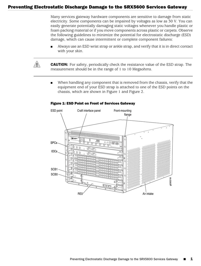 Juniper SRX5600 User manual