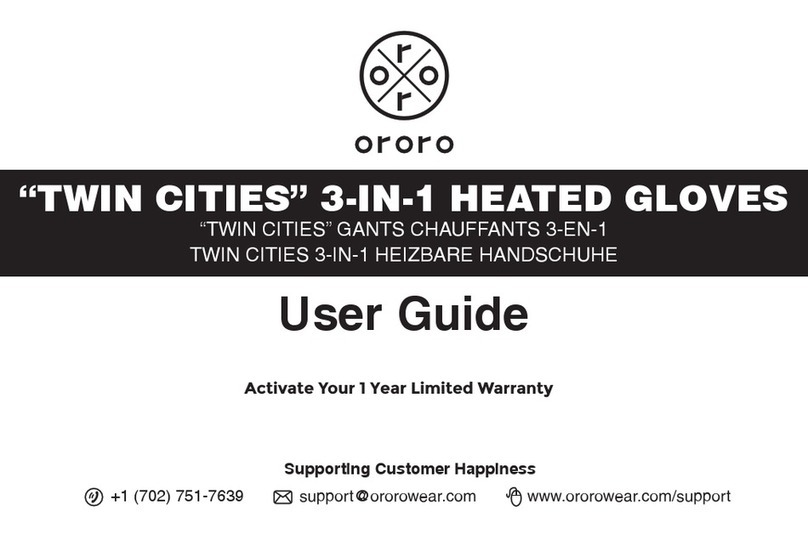 ORORO TWIN CITIES user guide