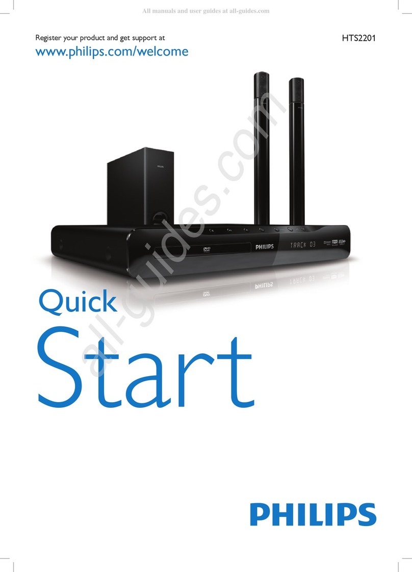 Philips HTS2201 User manual