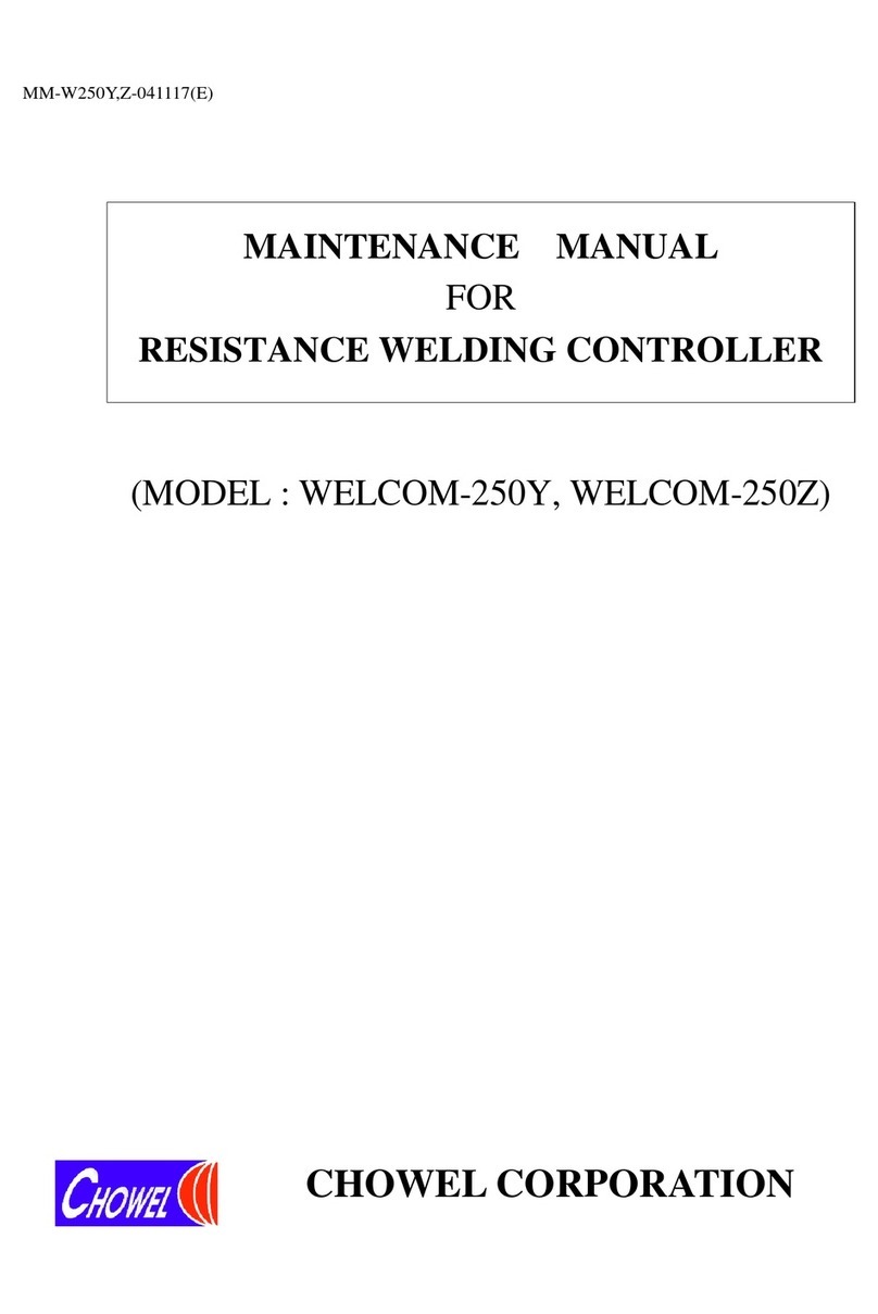 CHOWEL WELCOM-250Y User manual
