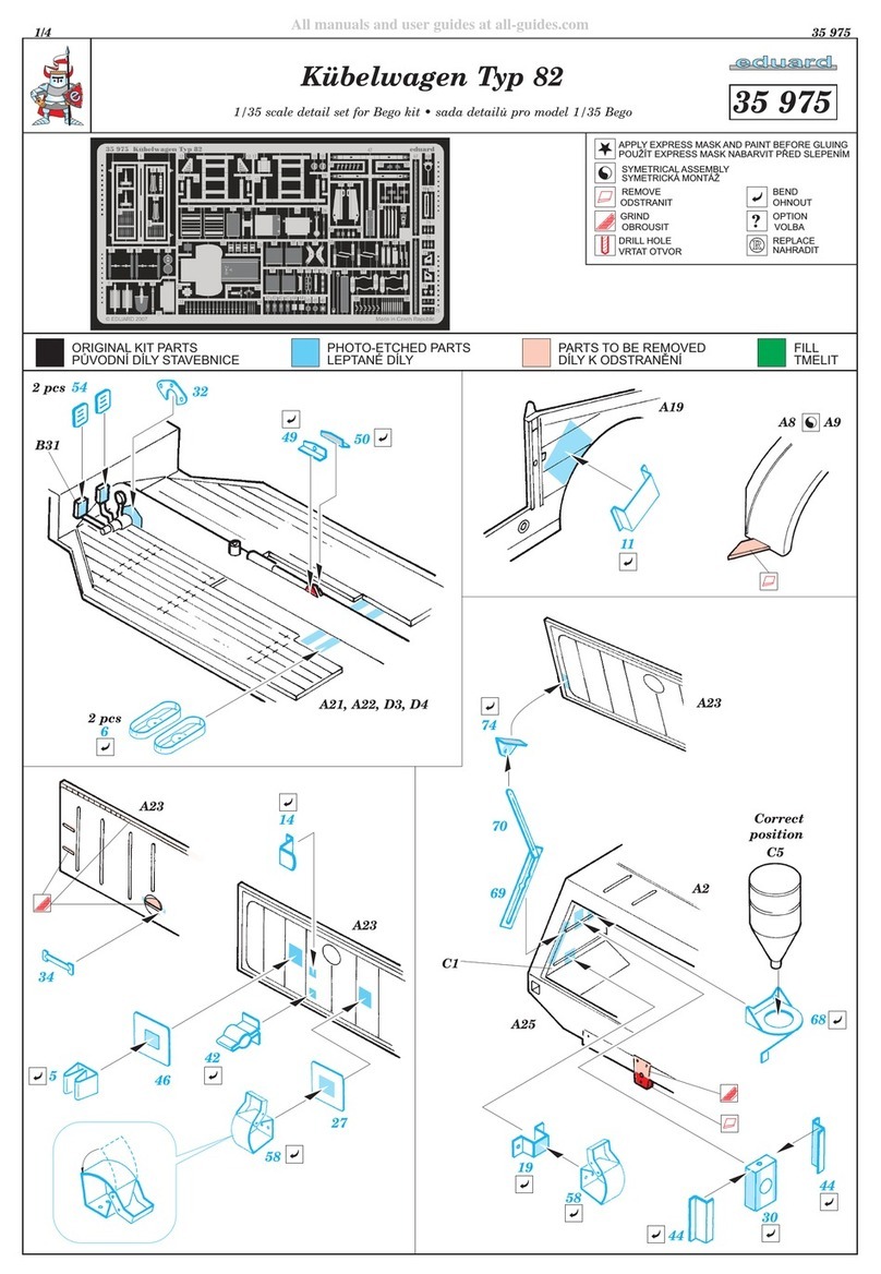 Eduard Kubelwagen Typ 82 Assembly instructions Eduard Kubelwagen Typ 82 Assembly instructions