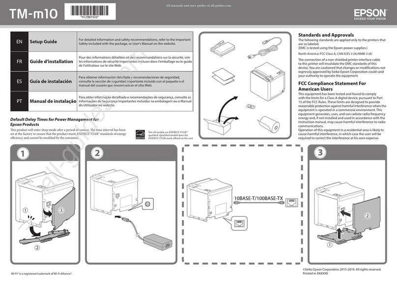 Epson TM-m10 Setup guide