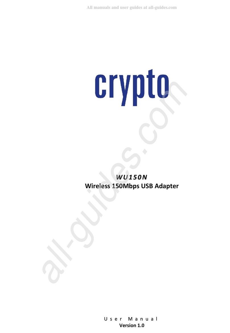 Crypto WU150N User manual