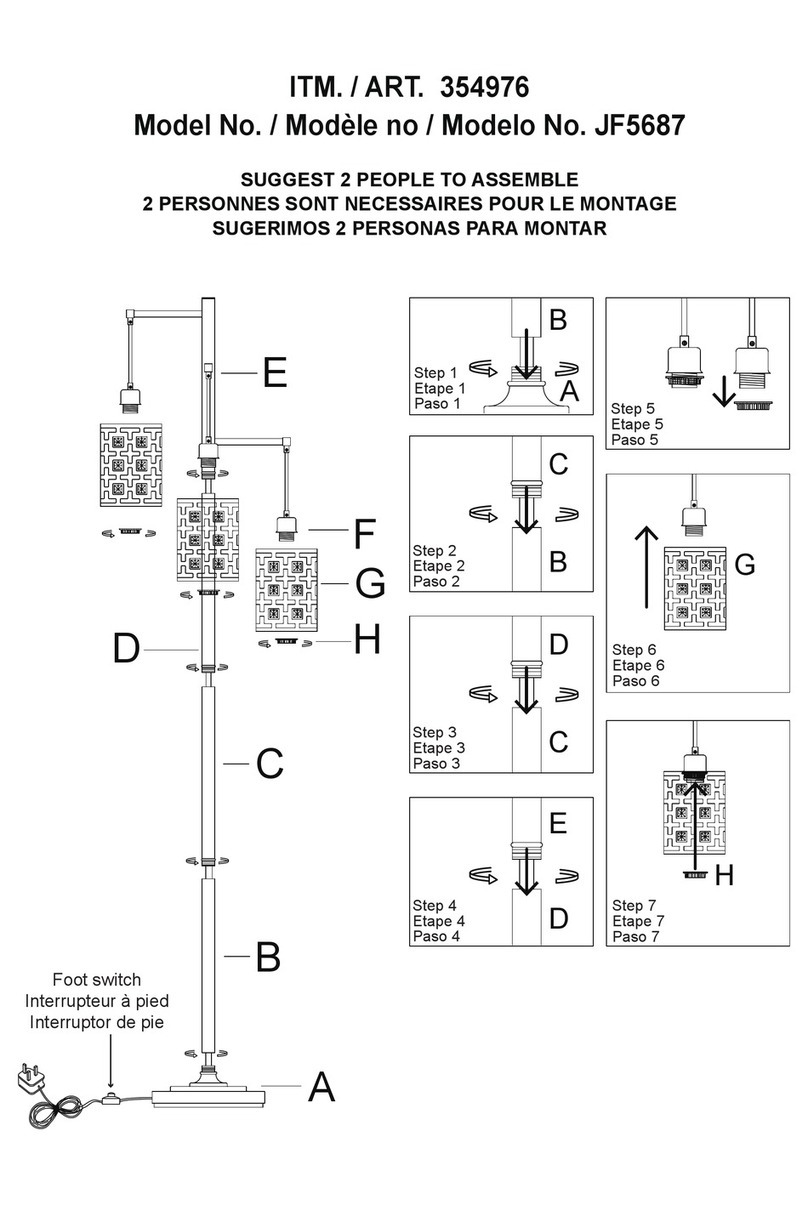Costco JF5687 Assembly instructions
