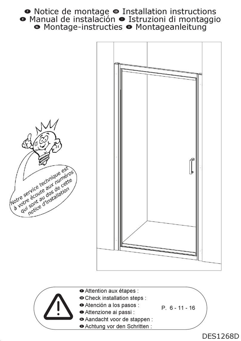 Kinedo Smart Express P PA1900BTNE installation instructions