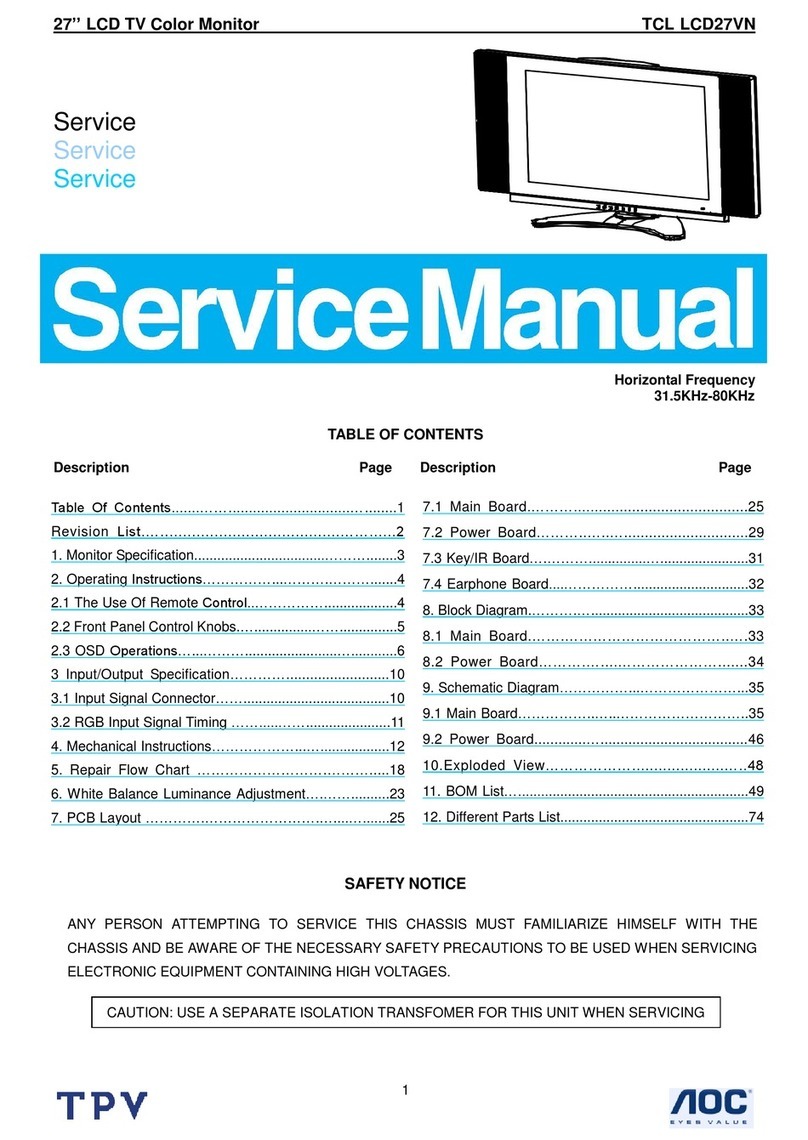 AOC TCL LCD27VN User manual